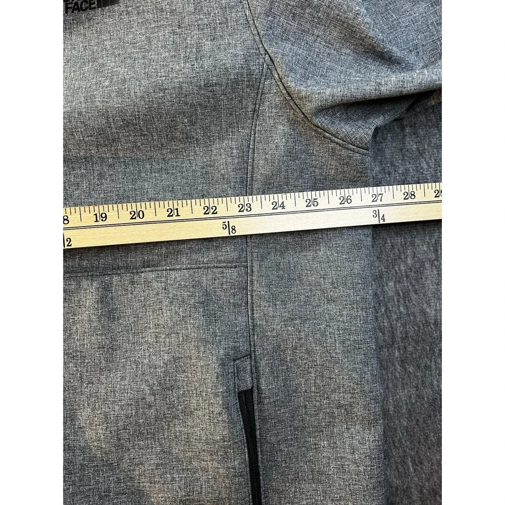 The North Face Apex Bionic Jacket Men’s XXL Gray Softshell Fleece Lined Full Zip